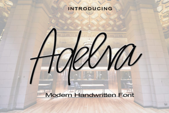 Adelva: A Classy Script Font