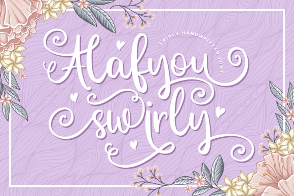 Alafyou Swirly Font for Web Design
