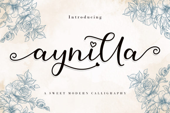 Aynilla: A Luxurious Script for Digital Campaigns