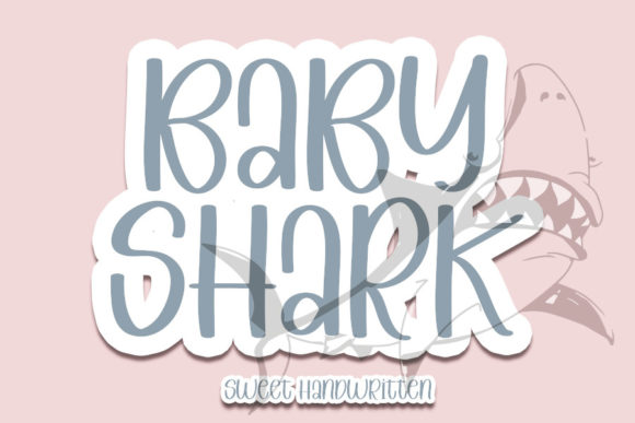 Baby Shark Font for Business