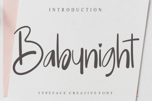 Babynight Font: Elegant Script for Web Design