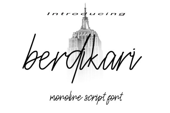 Berdikari: A Elegant Script Font