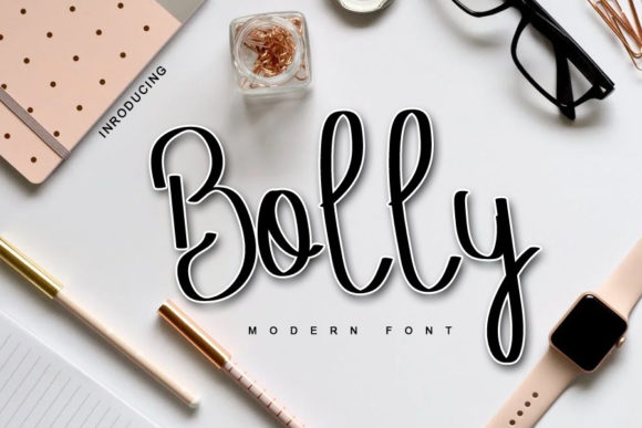 Bolly: A Refined Script Font