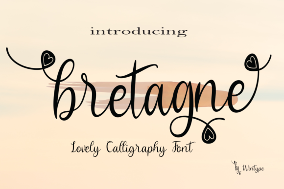 Bretagne: A Handwritten Font for Creative Marketing