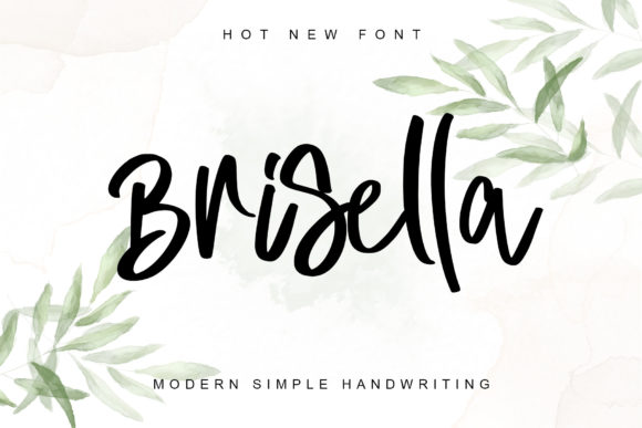 Brisella: A Modern Handwritten Font