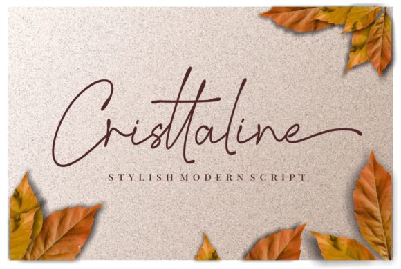 Cristtaline: A Luxurious Script Font