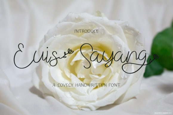 Euis Sayang Font: Elegant Script for Crafts