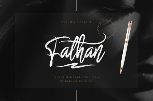 Fathan: A Handwritten Font for Marketing Magic
