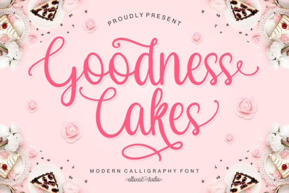 Goodness Cakes Font for Web Design