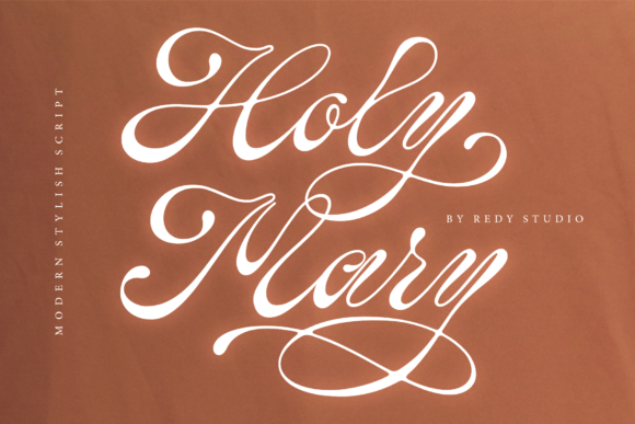 Holy Mary Font for Creative Branding