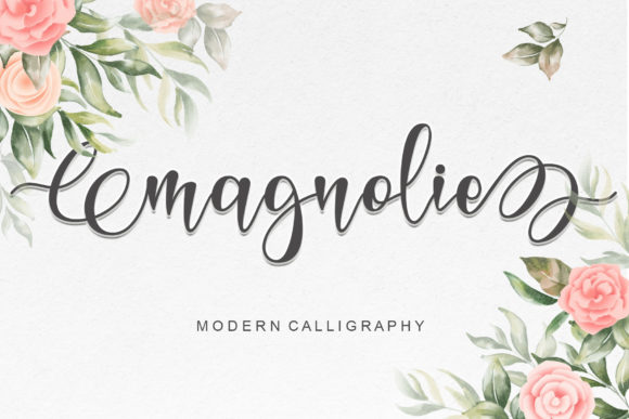 Magnolie: A Romantic Typeface for Campaigns