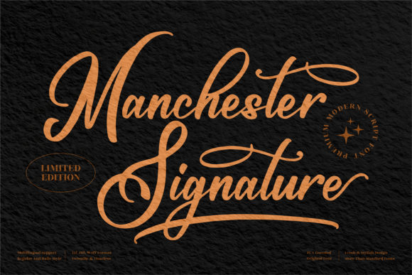 Manchester Signature Font Review