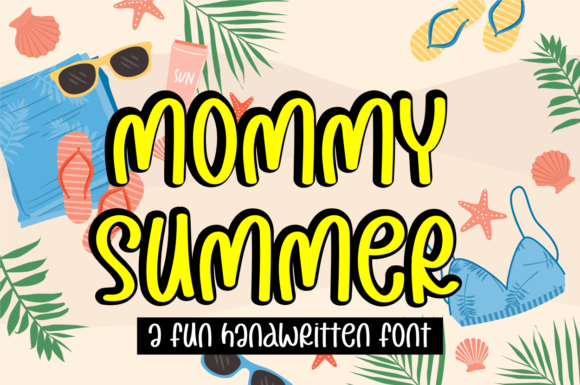 Mommy Summer Font for Web Design