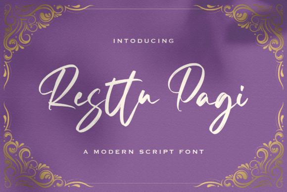 Resttu Pagi: A Lively Script Font
