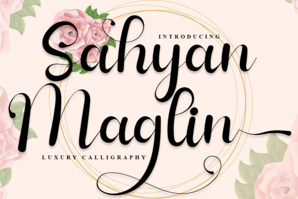 Sahyan Maglin: A Refined Script Font