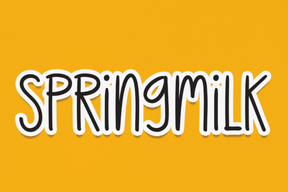 Springmilk Font Review