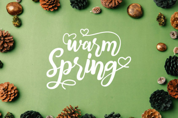 Warm Spring Font for Elegant Design
