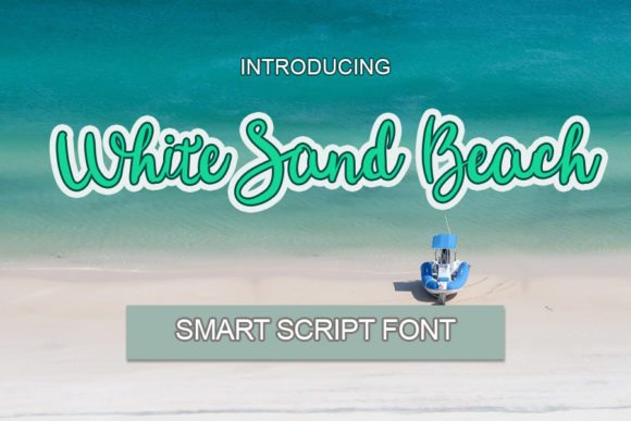 White Sand Beach Font for Business